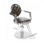 LOUIS hairdresser armchair brown