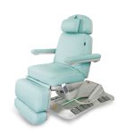 Cosmetic chair Niko Deep Blue with a swivel function