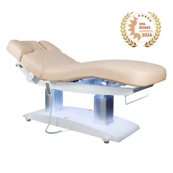 LUNA H PLUS cosmetic bed with Vibesound - White