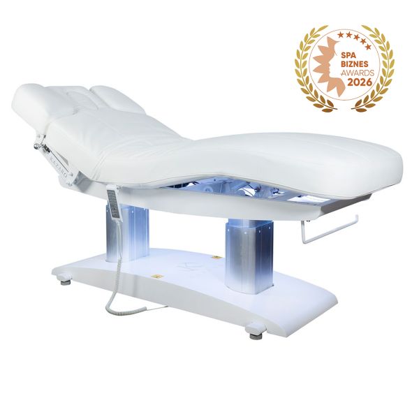 LUNA H PLUS PURE cosmetic bed with heating - White