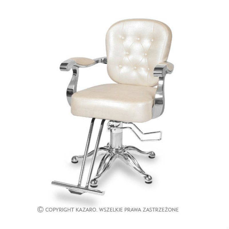 ANTIQUE pearl hairdressing chair