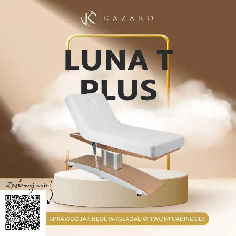 LUNA T PLUS cosmetic bed with heating - Camel