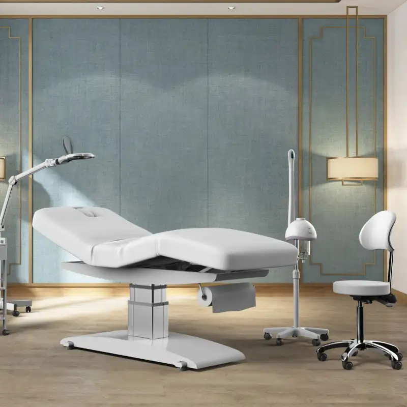 LUNA T PLUS PURE cosmetic bed with heating - White