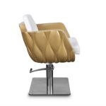 Fotel fryzjerski MILA Złoty - produkt powystawowy