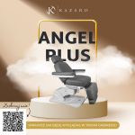 Fotel kosmetyczny ANGEL PLUS bez podgrzewania - Jasnoszary