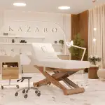 Łóżko kosmetyczne LUNA X PLUS VibeSound z podgrzewaniem - Biały