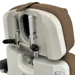 Fotel zabiegowy NIKO F z podgrzewaniem - Silvertex TAUPE