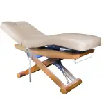 Łóżko kosmetyczne LUNA X PLUS z podgrzewaniem - Beżowy