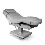 Łóżko kosmetyczne  Zenith z podgrzewaniem - Szare, Szara podstawa