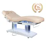 Łóżko zabiegowe LUNA H PLUS  PURE z podgrzewaniem, VibeSound - Valencia Sisal