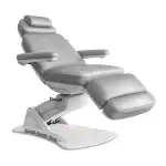 Fotel kosmetyczny ASPROMUS 2403 Plus z podgrzewaniem - Jasny Szary
