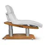 Łóżko kosmetyczne LUNA H PLUS z podgrzewaniem, VibeSound - biały