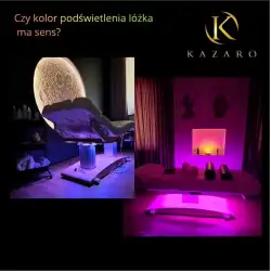 Czy kolor podświetlenia łóżka kosmetycznego ma sens?