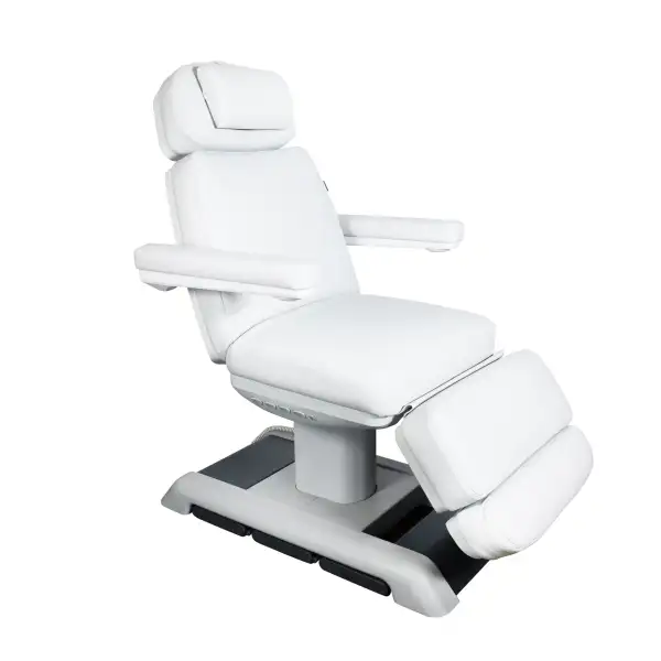 Fotel kosmetyczny ASPROMUS 2401 Plus z podgrzewaniem - Biały