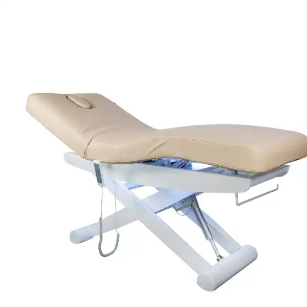 Łóżko kosmetyczne LUNA X PLUS PURE z podgrzewaniem - Beżowy