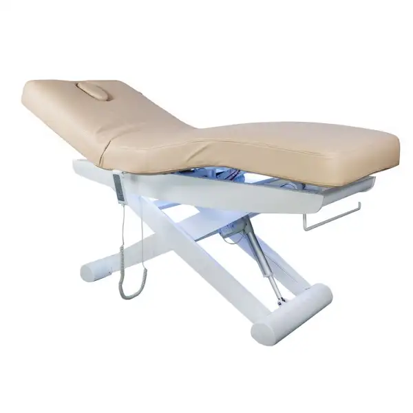Łóżko kosmetyczne LUNA X PLUS PURE z podgrzewaniem - Beżowy