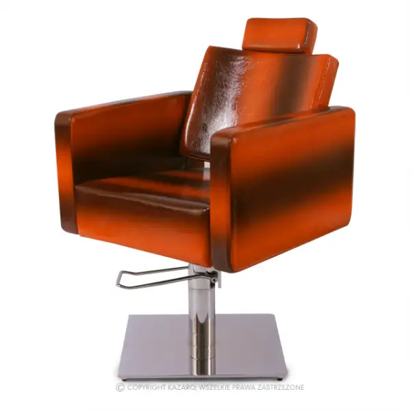 Fotel fryzjerski B-13 Pomarańczowy - produkt powystawowy