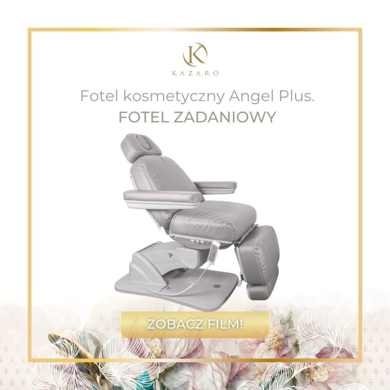 Fotel kosmetyczny Angel Plus: elegancja i komfort