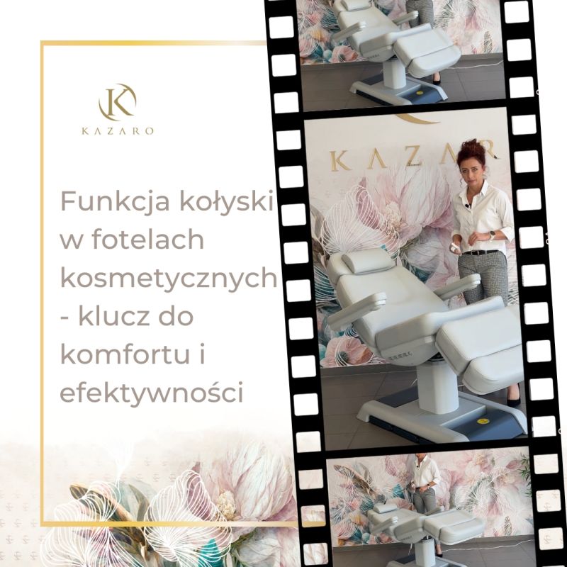 Funkcja kołyski w fotelach kosmetycznych - klucz do komfortu i efektywności