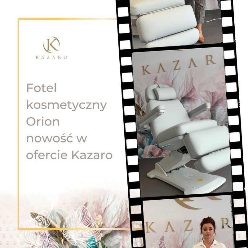 Nowość w ofercie Kazaro - fotel kosmetyczny Orion