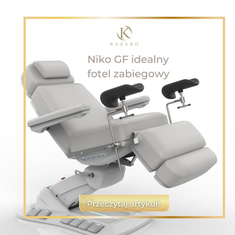 Fotel zabiegowy NIKO GF - laureat Med & Beauty Awards