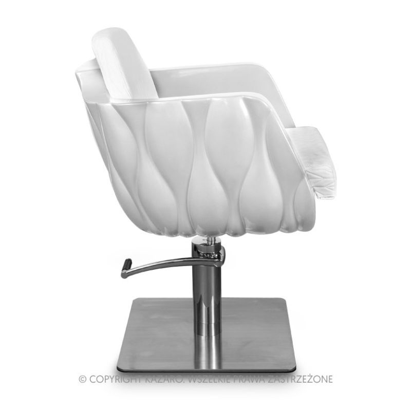 Fotel fryzjerski MILA Biały - produkt powystawowy