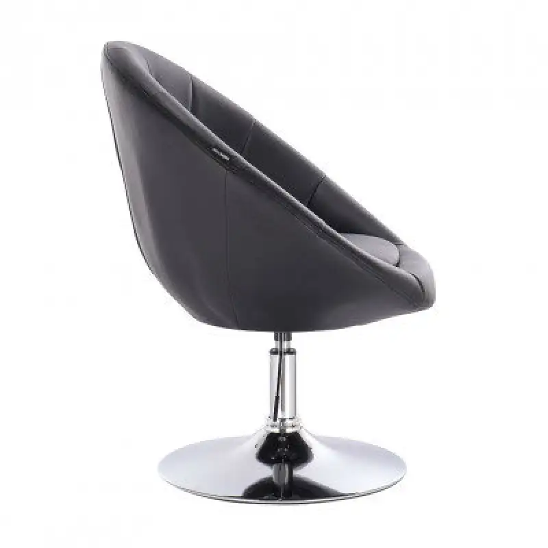 Krzesło kosmetyczne VIKA Swarovski Elements - Czarny