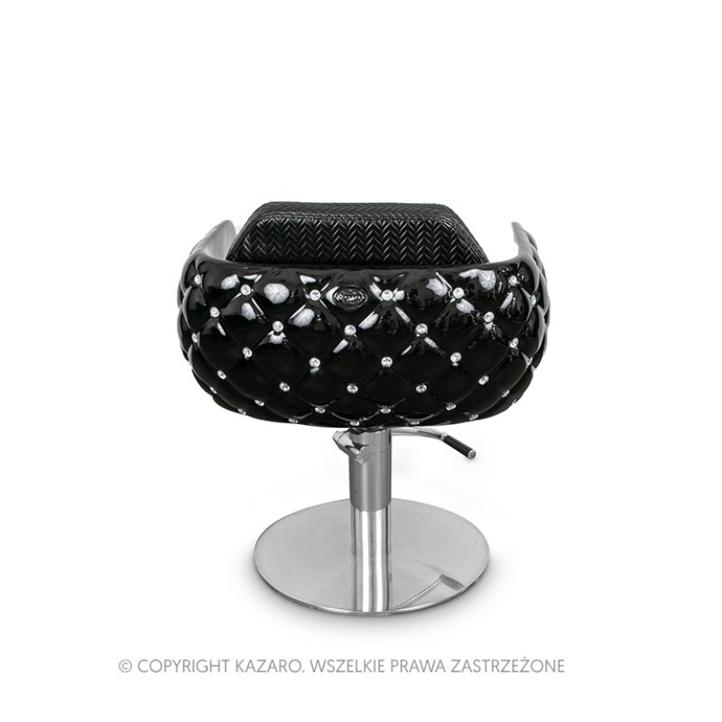 Fotel fryzjerski DIAMANTE czarny - produkt powystawowy