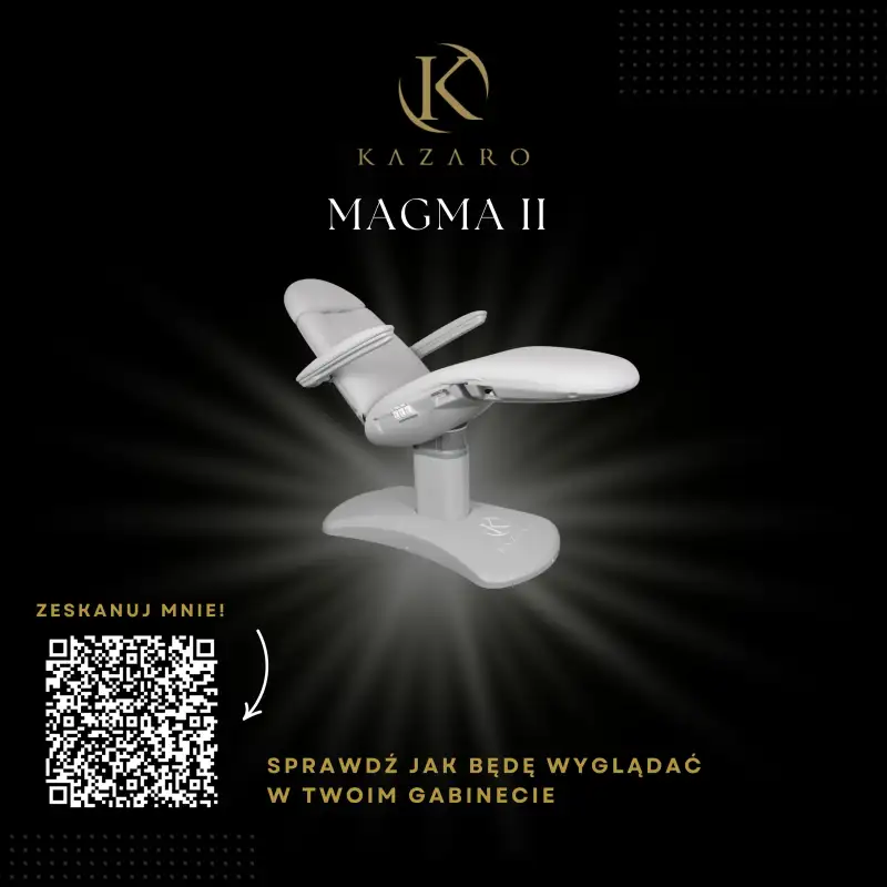 Fotel kosmetyczny MAGMA II - Biały