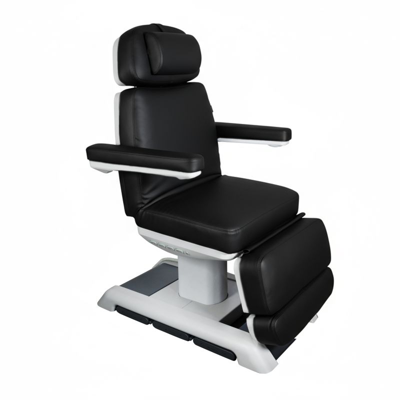 Fotel kosmetyczny ASPROMUS  2401 Plus z podgrzewaniem - Czarny