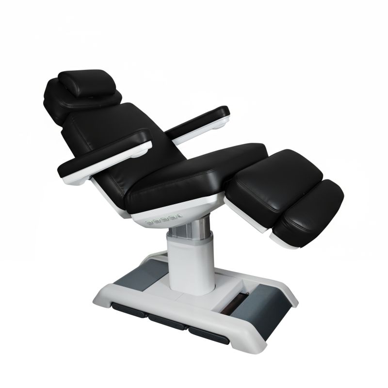 Fotel kosmetyczny ASPROMUS  2401 Plus z podgrzewaniem - Czarny