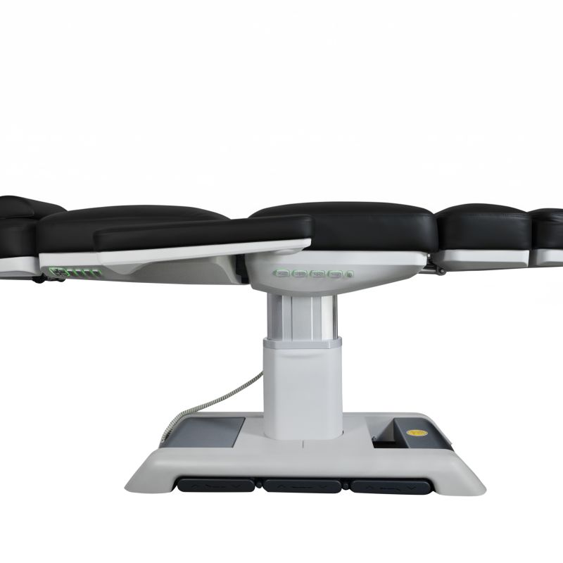 Fotel kosmetyczny ASPROMUS  2401 Plus z podgrzewaniem - Czarny