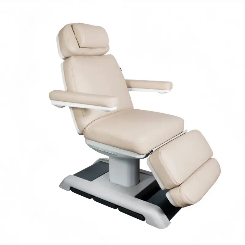 Fotel zabiegowy ASPROMUS 2401 Plus - Silvertex Sandstone