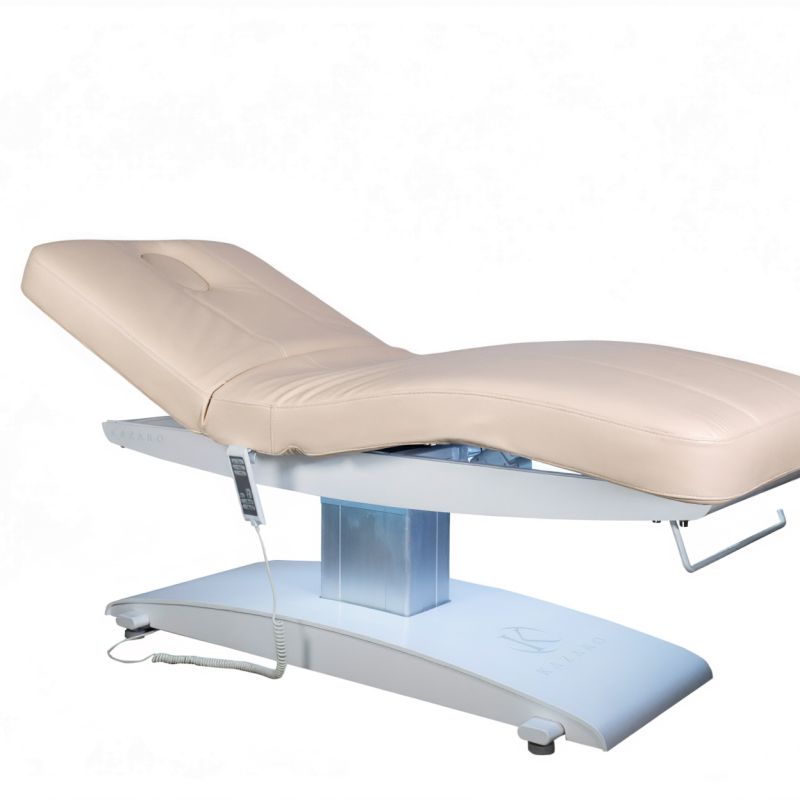 Łóżko kosmetyczne LUNA T PLUS PURE z podgrzewaniem - Beżowy