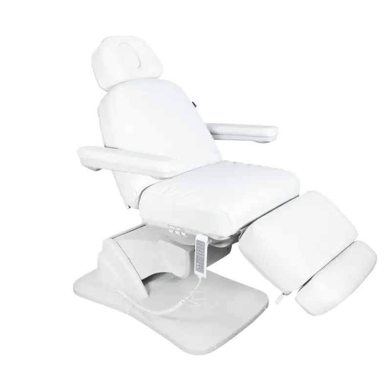 Fotel kosmetyczny ANGEL Plus z podgrzewaniem - Biały