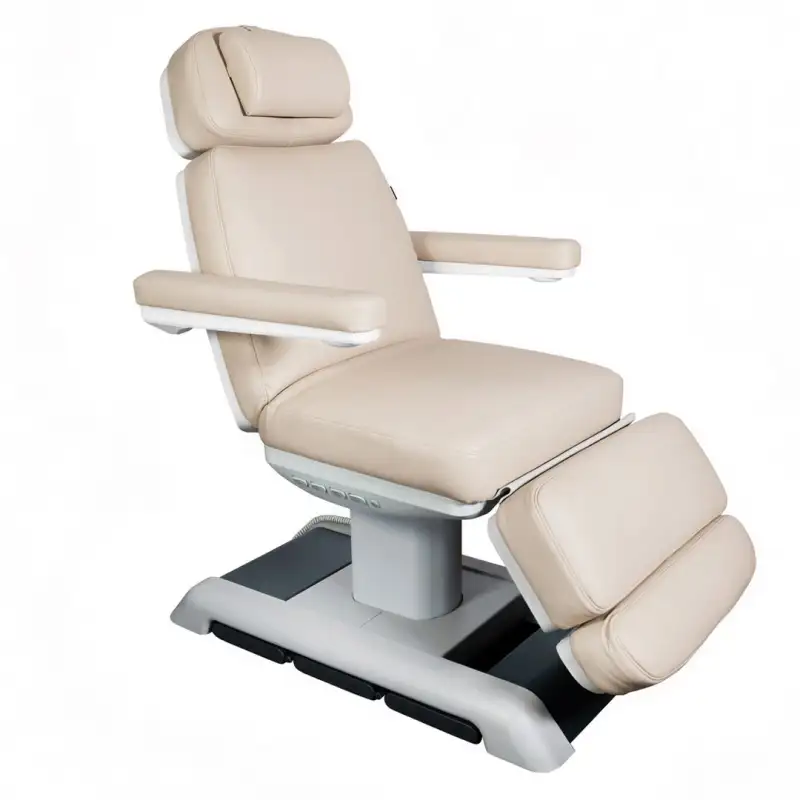 Fotel kosmetyczny ASPROMUS 2401 Plus z podgrzewaniem - Beżowy