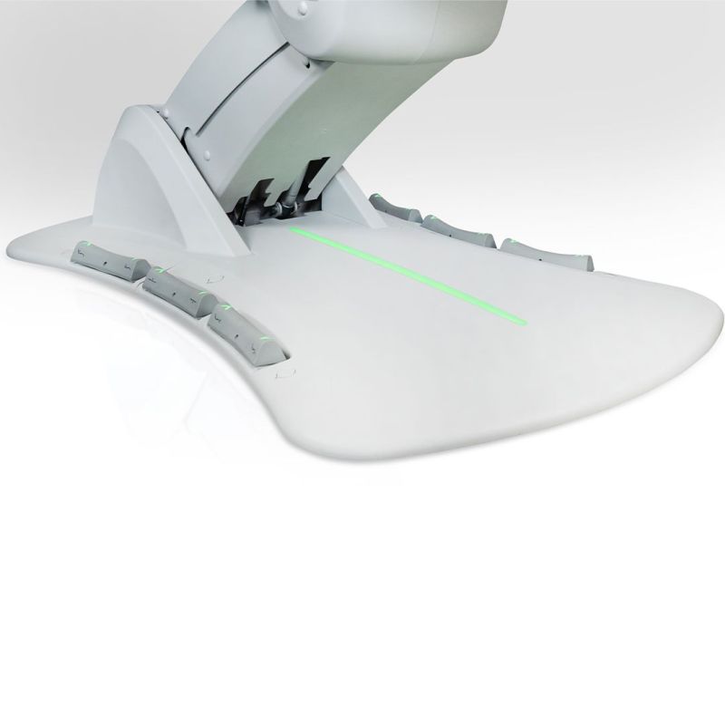 Fotel kosmetyczny ASPROMUS 2403 Plus z podgrzewaniem - Jasny Szary