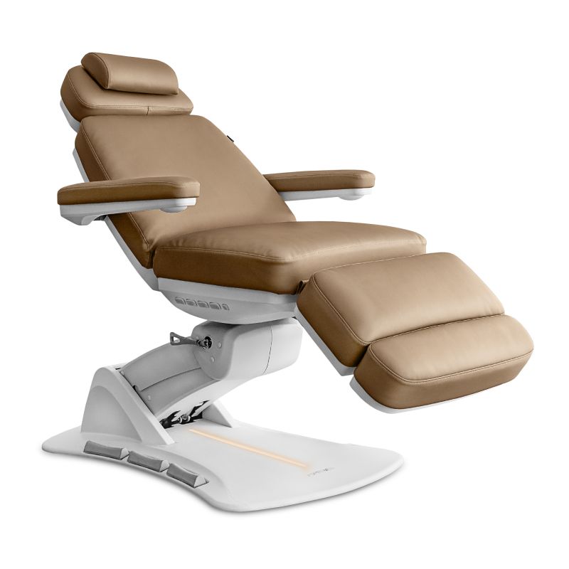 Fotel kosmetyczny ASPROMUS 2403 Plus z podgrzewaniem - Beżowy