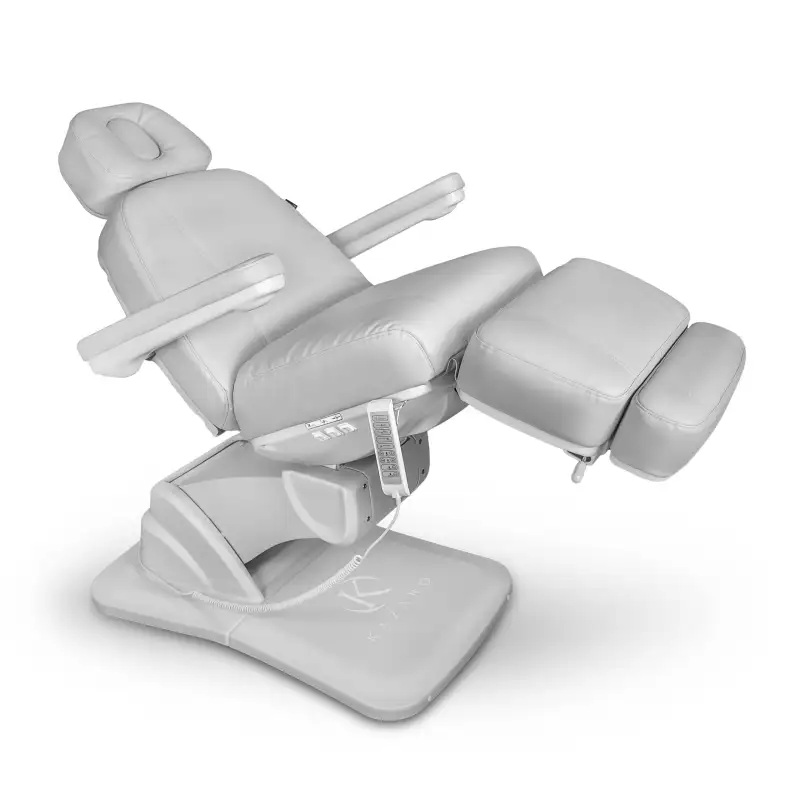 Fotel kosmetyczny ANGEL Plus z podgrzewaniem - Jasny Szary