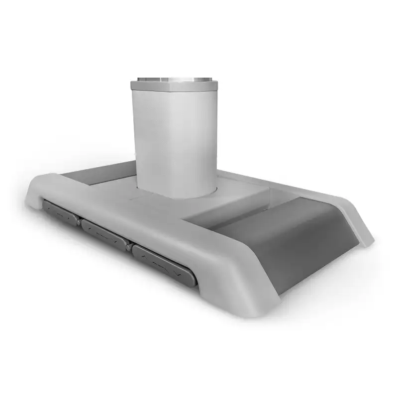 Fotel kosmetyczny ASPROMUS 2401 Plus z podgrzewaniem - Jasny Szary